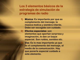 Principales características de la radio escolar:Funcionan a través de equipos de trabajo coordinados o asesorados generalmente por el claustro de profesores.