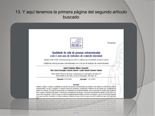 13. Y aquí tenemos la primera página del segundo artículo
buscado
 