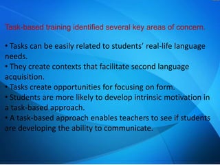 task-based language teaching | PPTX