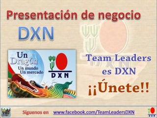 Team Leaders
es DXN

¡¡Únete!!

 