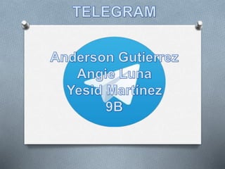 Presentación telegram
