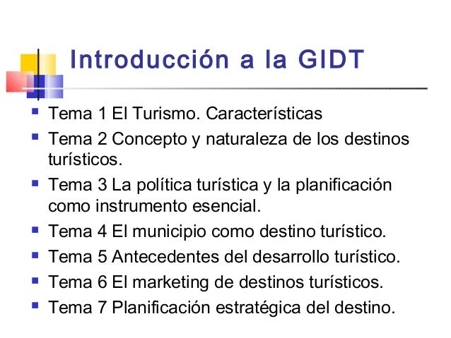 Desarrollo De Destino Turistico Desarrollo De Destino Turistico