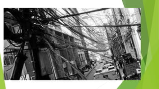 Tendidos electricos y la contaminación visual