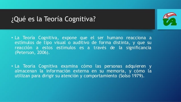 Teoría cognitiva