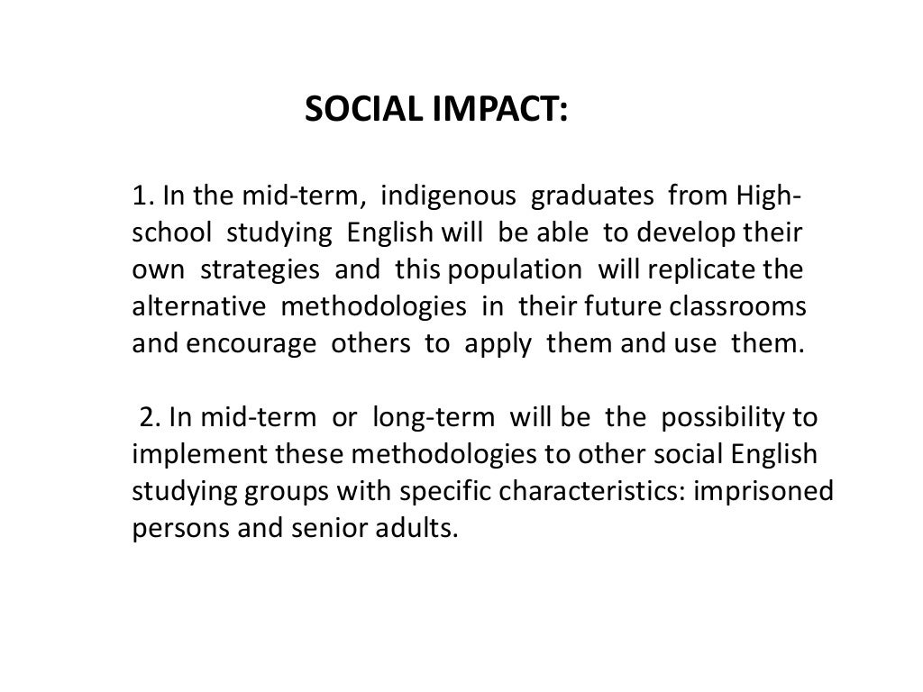 Study Of Methodologies To Teach English As A Foreign Language EFL T 