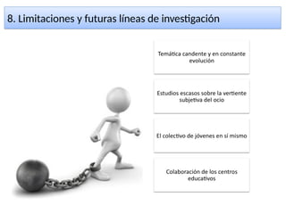8. Limitaciones y futuras líneas de investigación8. Limitaciones y futuras líneas de investigación
 