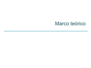 Marco teórico
 