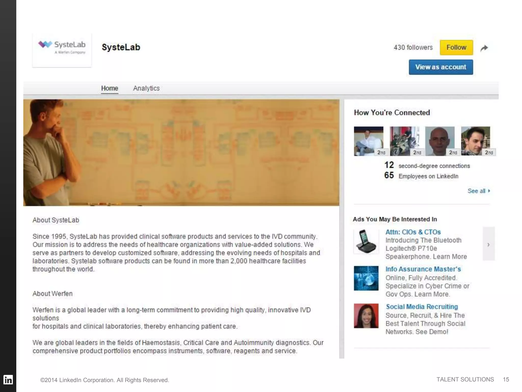 ©2014 LinkedIn Corporation. All Rights Reserved. TALENT SOLUTIONS 15
 