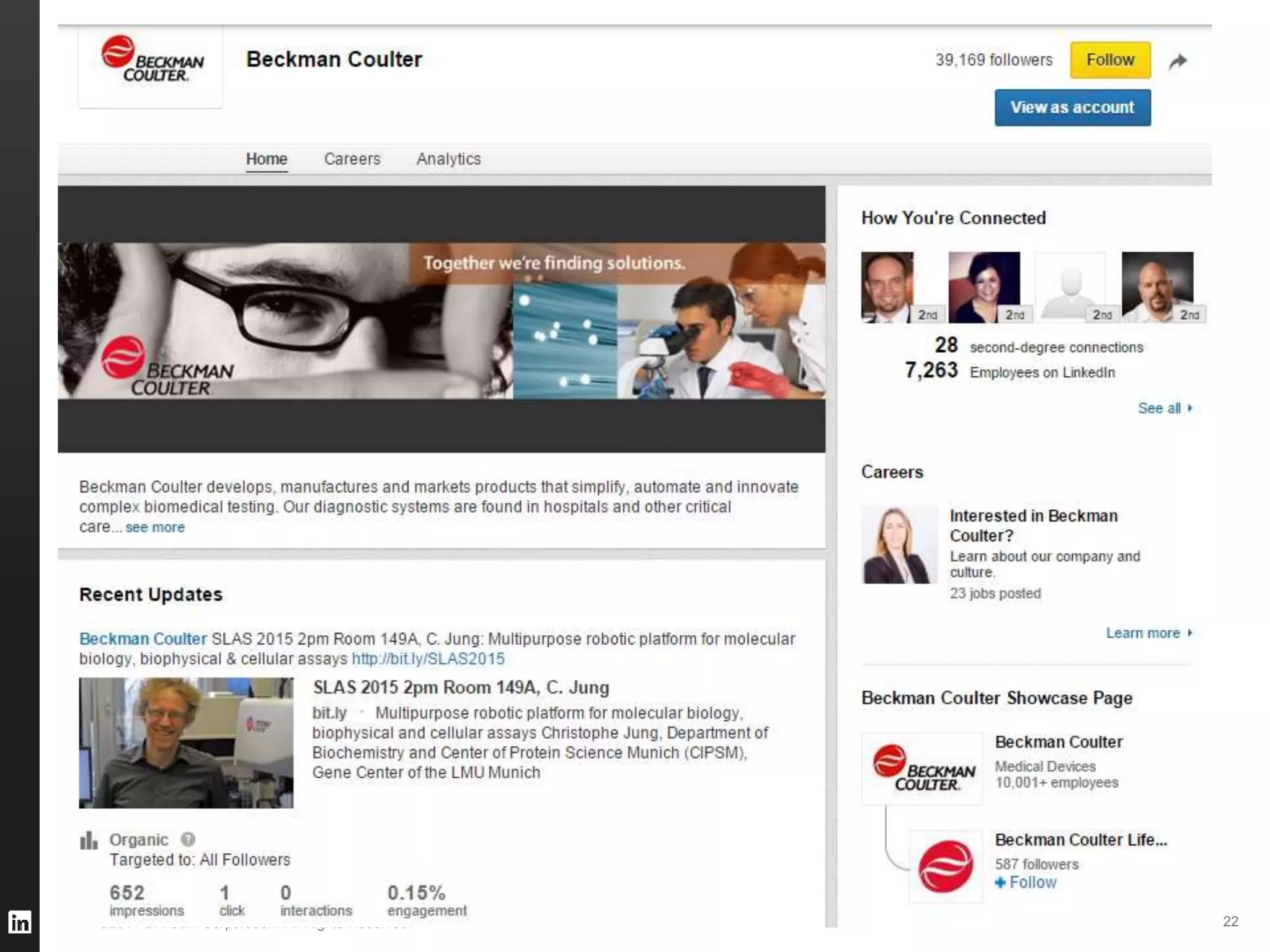 ©2014 LinkedIn Corporation. All Rights Reserved. TALENT SOLUTIONS 22
 