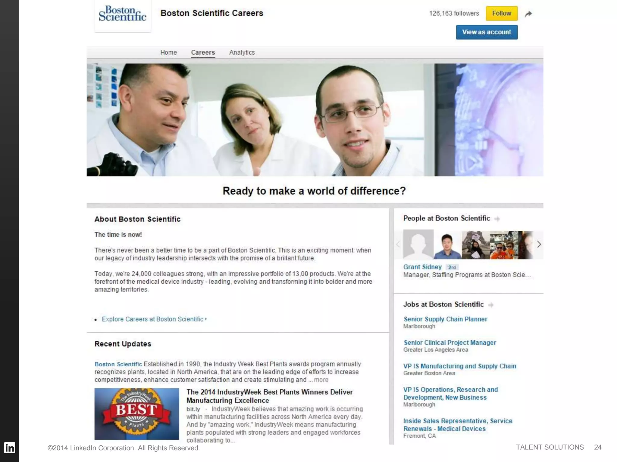 ©2014 LinkedIn Corporation. All Rights Reserved. TALENT SOLUTIONS 24
 