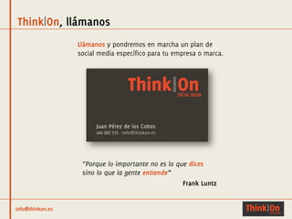 Dossier Corporativo Think|On