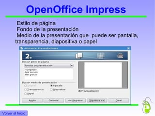 OpenOffice Impress Estilo de página  