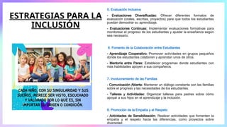 La Diversidad y la Inclusión en la Educación. | PPTX