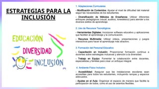 La Diversidad y la Inclusión en la Educación. | PPTX