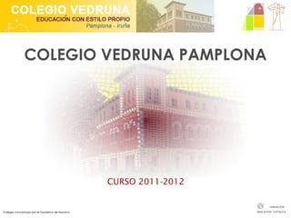 COLEGIO VEDRUNA PAMPLONA CURSO 2011-2012 