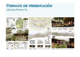 Formato de presentación
Láminas Premio TIL.
 