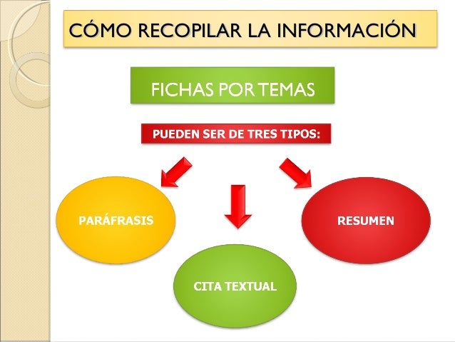 Presentación Tipos De Fichas