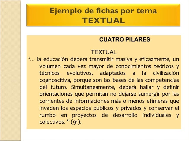 Presentacion Tipos De Fichas