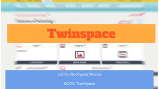 Twinspace
Camilo Rodríguez Macías
NOOC TwinSpace
 