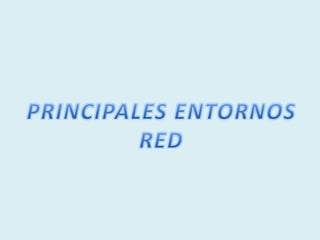 PRINCIPALES ENTORNOS RED
