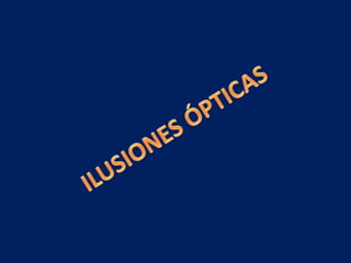 Presentación trabajo diseño de ilusiones ópticas
