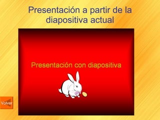 Presentación a partir de la diapositiva actual Volver 