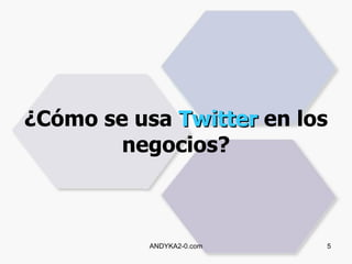 ¿Cómo se usa  Twitter  en los negocios? 