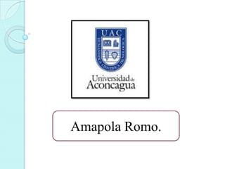 Amapola Romo.
 