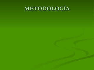 METODOLOGÍA 