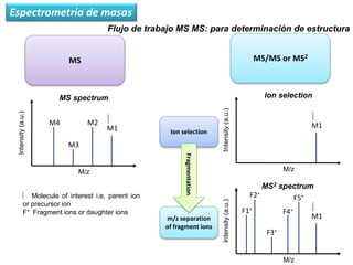 La espectrometría de masas y sus aplicaciones a la biotecnología ...