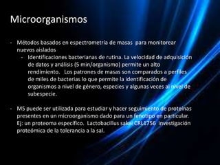 La espectrometría de masas y sus aplicaciones a la biotecnología ...