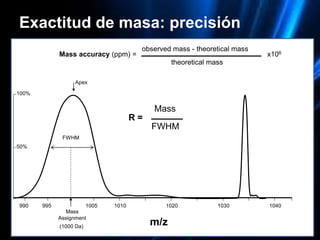 La espectrometría de masas y sus aplicaciones a la biotecnología ...