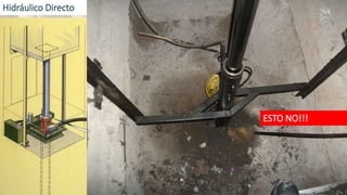 Hidráulico Directo
ESTO NO!!!
 