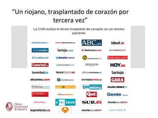 “Un riojano, trasplantado de corazón por
               tercera vez”
 