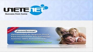 Presentación UneteNet en español