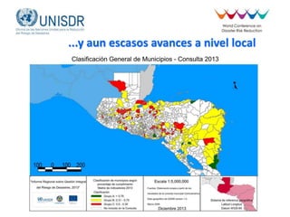 ...y aun escasos avances a nivel local
 