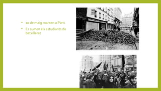 
10 de maig marxen a Paris

Es sumen els estudiants de
batxillerat
 