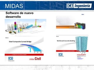 MIDAS
Software de nuevo
desarrollo
 