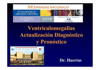 Ventriculomegalias
Actualización Diagnóstico
y Pronóstico
Dr. Huertas
 