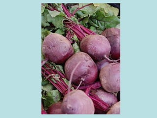 Presentación verduras