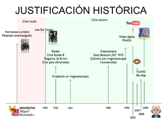 JUSTIFICACIÓN HISTÓRICA 