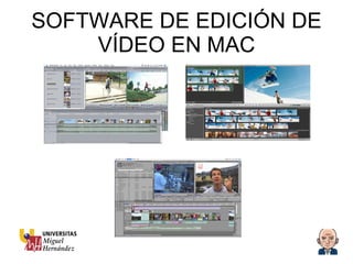 SOFTWARE DE EDICIÓN DE VÍDEO EN MAC 