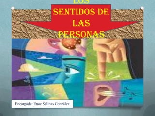 Los
                      sentidos de
                          las
                       personas




Encargado: Enoc Salinas González
 