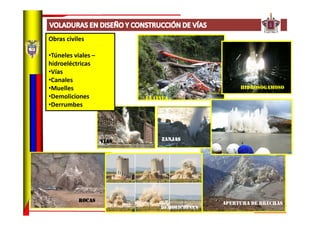 2   Explosivos empleados en
    voladuras en vía
 