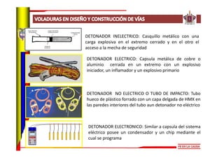 PERFORACIÓN
Rotopercutiva con martillo en cabeza o en fondo
Pequeños diámetros:
1.   Mejor adaptación de los esquemas a lo...