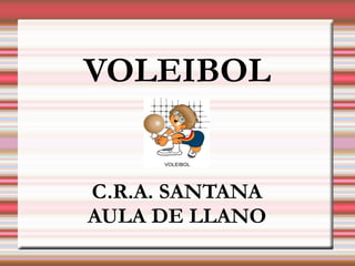 VOLEIBOL


C.R.A. SANTANA
AULA DE LLANO
 