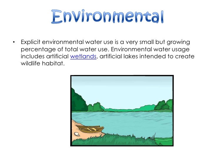 How do people use water resources