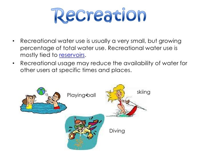 How do people use water resources