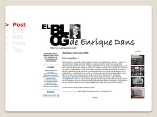 > Post
> CMS
> RSS
> Feed
> Tag
 