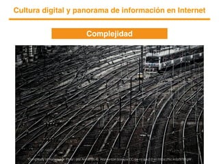 “Complexity of Railways in Paris”, por Armando G. Alonso con licencia CC by-nc-sa-2.0 en https://ﬂic.kr/p/9781gW
Complejid...